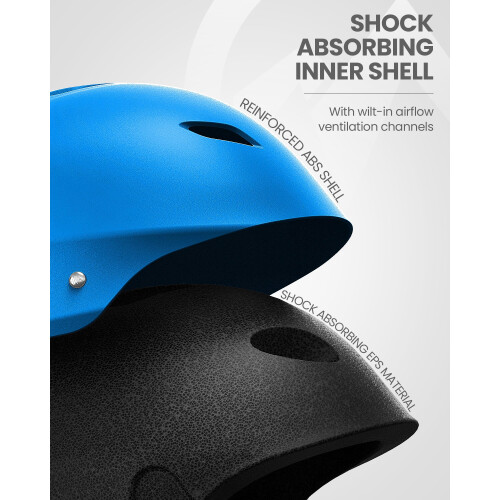 OutdoorMaster Kelvin Casco da sci - Casco da snowboard per uomo, donna e ragazzo Blu S 2
