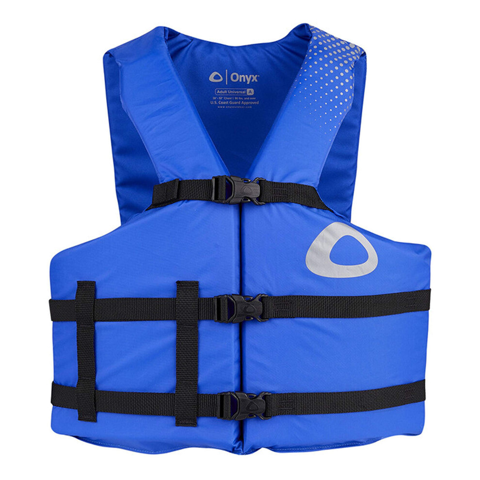 ONYX General Purpose Comfort Life Jacket Blue Universal