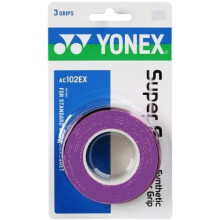 YONEX Overgrip Super GRAP 3 Pack - Tennis, Badminton, Squash - Färger (Lila)
