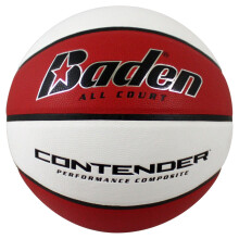 Baden Contender Composite Basket-Intermedio (28,5 pollici), Rosso/Bianco, 28,5 pollici