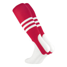 Staffe da baseball MadSportsStuff modello B (ScarletWhite Medium)