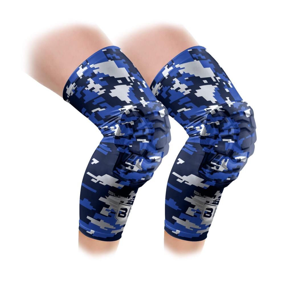 Bucwild Sports Knee Pads/Padded Compression Pro Knee Sleeves (1 Pair) 638126608437