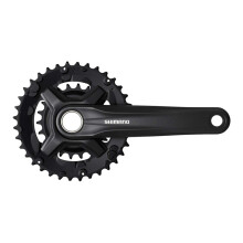 SHIMANO 9-Speed Mountainbike Crankset - FC-MT210-3 (Zwart - 175MM)