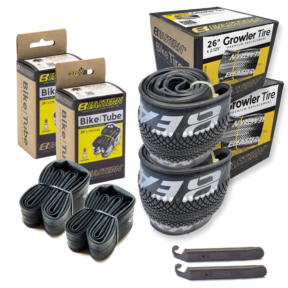 26"" Tire Repair Kit with or without Tubes (Silver Logo  2 Pack with T