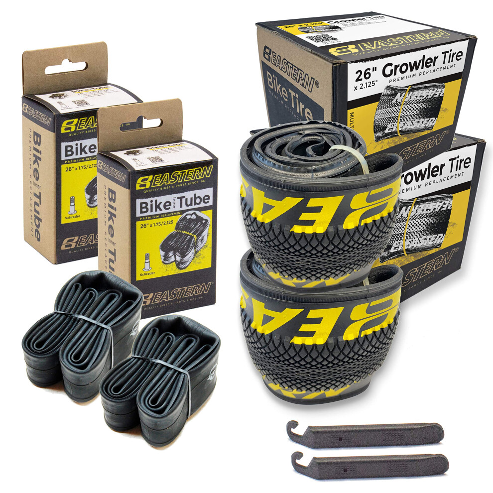 26"" Tire Repair Kit with or without Tubes (Yellow Logo  2 Pack with T