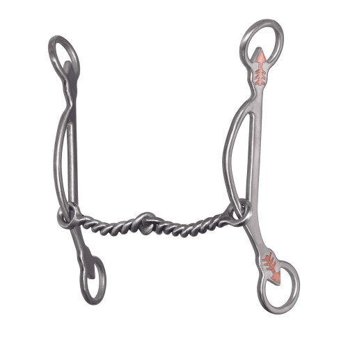 Partrade Barrel Racing Series Gewinner Smooth Twisted Gag Bit