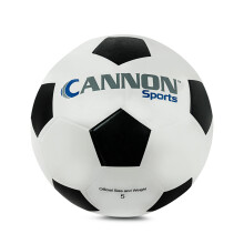 Cannon Sports mustavalkoinen kumijalkapallo ketteryysharjoitteluun ja -peleihin (sile   koko 4)