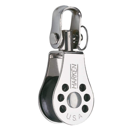 Poulie micro Harken 22 mm avec ?merillon - P?che