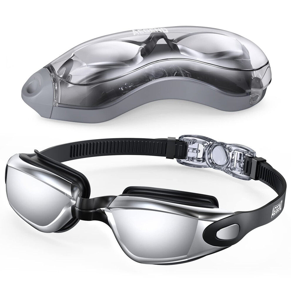 Aegend Swim Goggles Swimming Goggles No Leaking Full Protection Adult