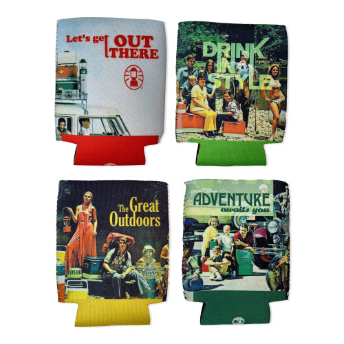 Coleman Coleman 4 Can Holders in each Pack Throwback Collection Drink & Mug Ho 1