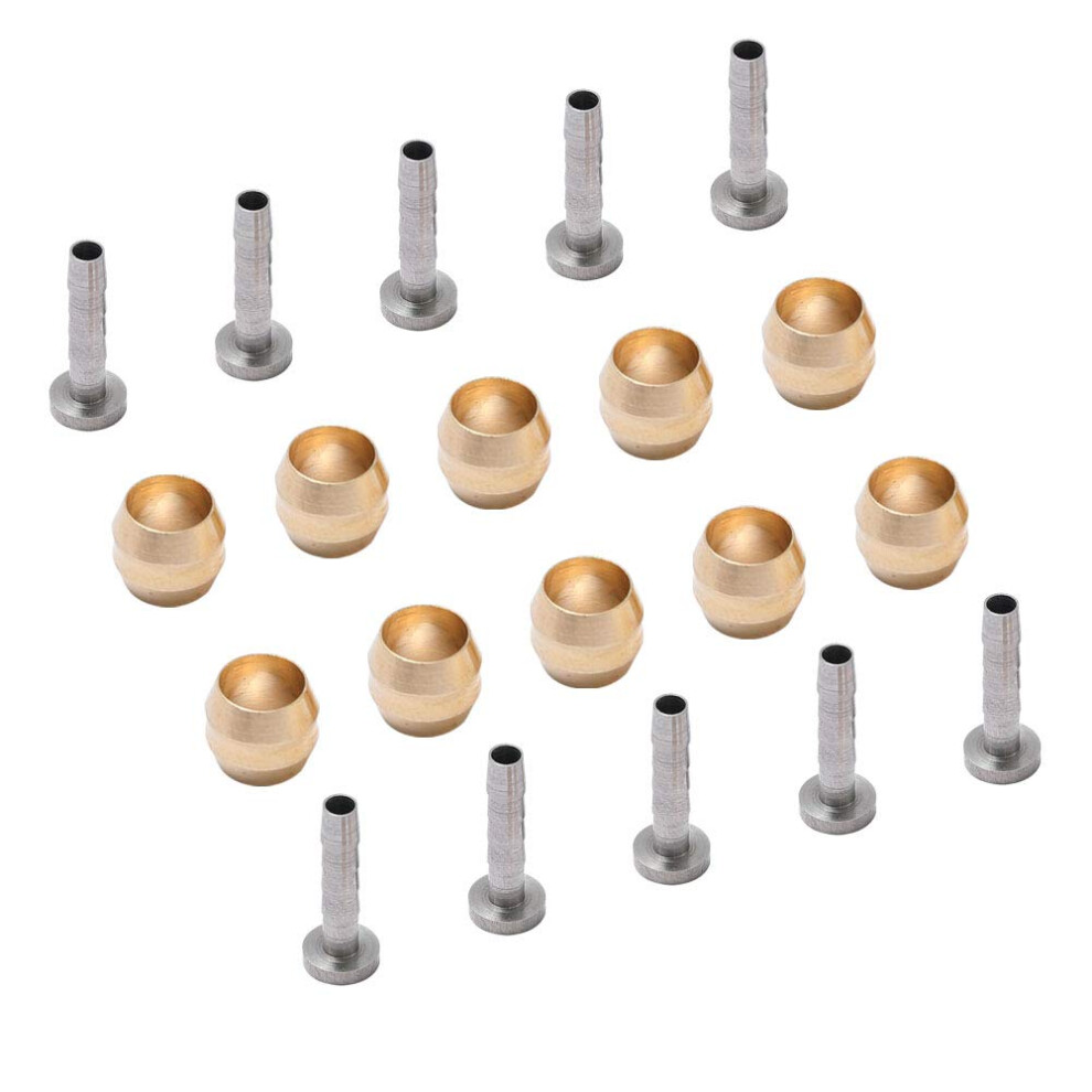 Kit D'inserts De Connexion En Laiton Et Olive De Frein De V?Lo Dymoece Pour Shiman-image