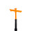 Campro ataque    ngulo de rebatidas altura ajust   vel e constru      o de borracha dur   vel (27 a 42 polegadas) Black Orange 3