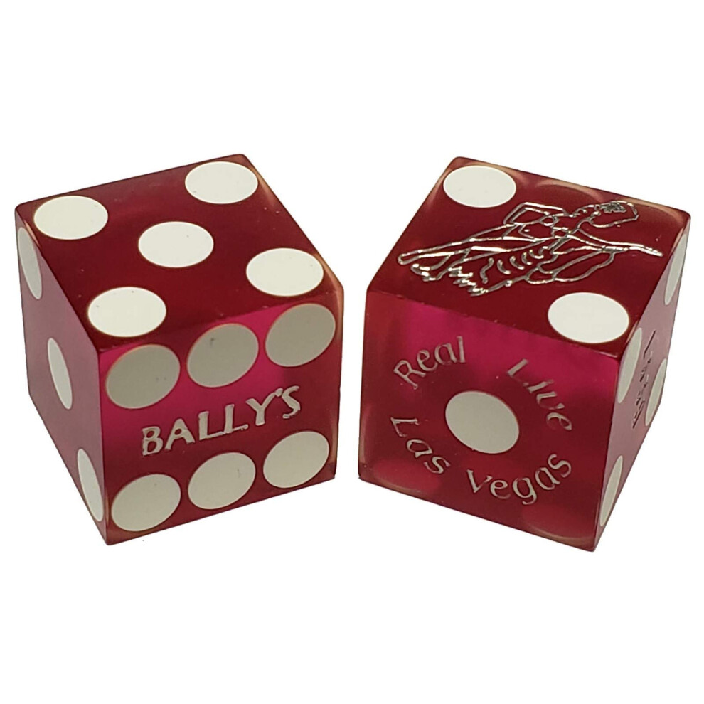 Large s?lection de d?s de craps de 19 mm Authentiques tables de casino de Las Vegas Jou? par Ballys Purple Frosted