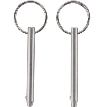 2er-Pack Schnellspannstift-Durchmesser 1/4 Zoll (6,3 mm), Gesamtlnge 2,56 Zoll (65 mm), Nutzlnge 2 Zoll (51 mm), vollstndiger Bimini-Top-Stift aus