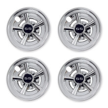NOKINS Golf Cart Radkappen 8 Zoll Set mit 4 Club Car/Ezgo/Yamaha Reifen Radkappen Chrom Zubehr & Zubehr