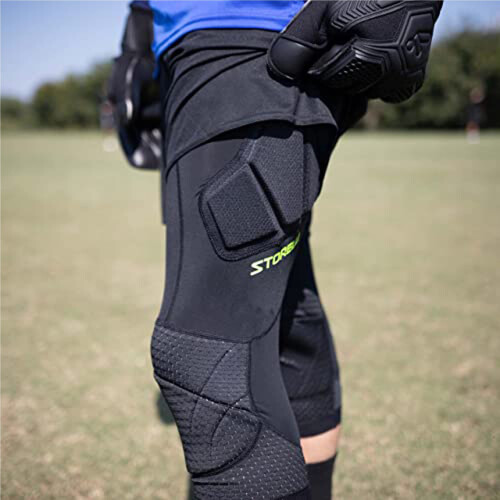 Storelli BodyShield 3/4 Παντελόνια Τερματοφύλακα | 3/4 Μήκους Με Ενίσχυση | Μαύρο | Μεγάλο 2