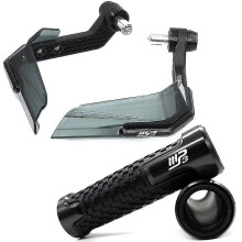 (Black) For Piaggio Mp3 250 300 500 Hpe Sport Scooter Motorcycle Handguard Grips Handle Shield Hand Guard Protector Windshield - Refurbished