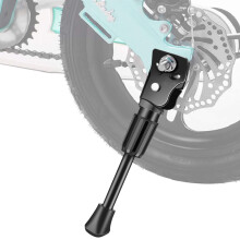 LEICHTEN Kickstand til b?rnecykel B?rnecykelst?tte til 14 tommer hjul b?rnecykel Single-side kickstand bagmonteret Cykler St?ttestativer Sort Ikk