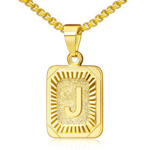 JSJOY Initial Necklace for Women Mothers Day Gifts Gold Initial Pendant Necklaces for Men Monogram Letter J Necklace Gold Womens Initial Necklace 18""