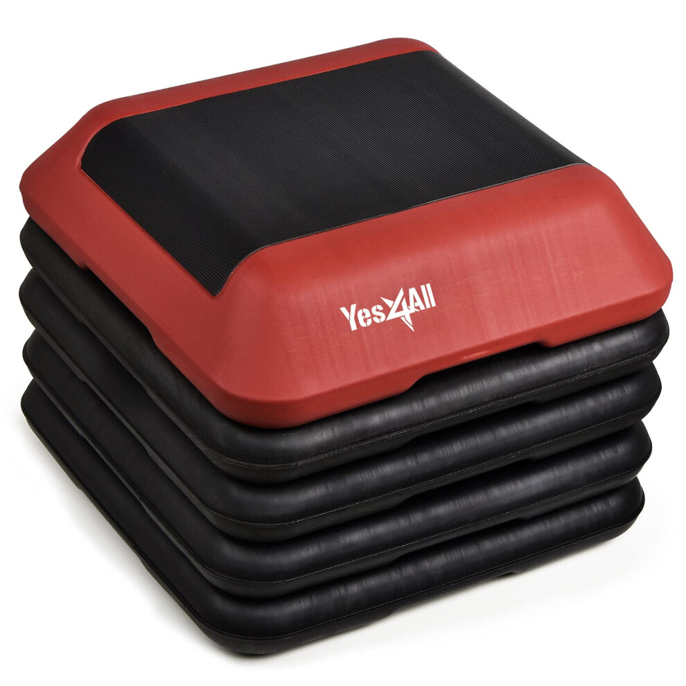Yes4All 16 ""x16 "" Height-Adjustable High Step Aerobic Platform with