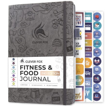 Clever Fox Fitness- und Ernhrungstagebuch  Ernhrungs- und Trainingsplaner fr Frauen und Mnner  Dit- und Fitness-Tagebuch mit Kalendern, Dit-