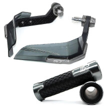 (Titanium) For Piaggio Mp3 250 300 500 Hpe Sport Scooter Motorcycle Handguard Grips Handle Shield Hand Guard Protector Windshield
