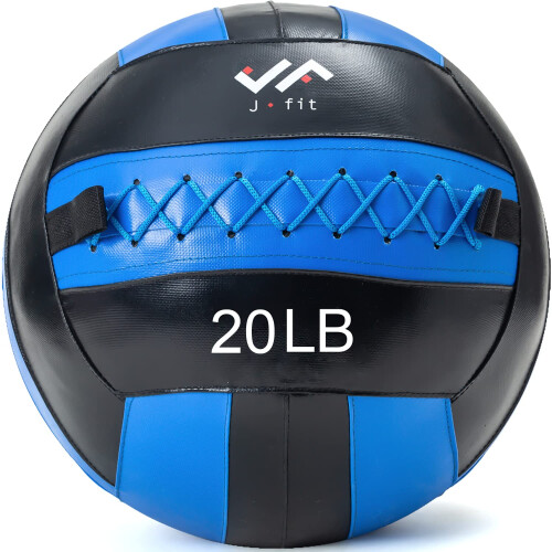 JFIT Wall Ball  20 LB  BlueBlack