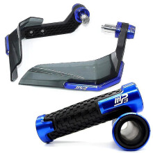 (Blue) For Piaggio Mp3 250 300 500 Hpe Sport Scooter Motorcycle Handguard Grips Handle Shield Hand Guard Protector Windshield - Refurbished