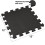 DEAYOU 16 Πλακίδια Μαλακής Εύκαμπτης Foam, EVA, 12" x 12", Μαύρο και Άσπρο 2