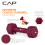CAP Barbell Neoprene Dumbbell Weights  4 lb Pair  Cranberry 4