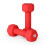 CAP Barbell Neoprene Dumbbell Weights  4 lb Pair  Cranberry 1