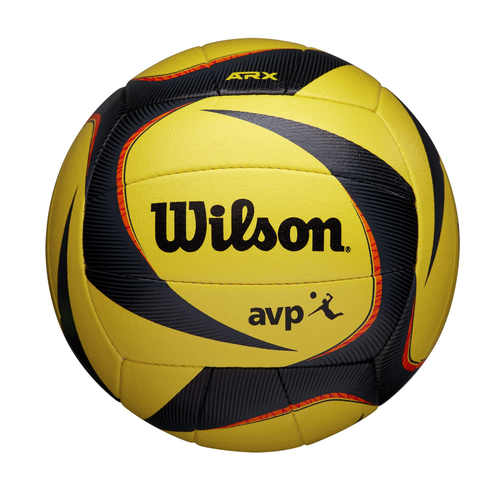 WILSON AVP Arx game Volleyball - Official Size  YellowBlack-image-OPC-PFKHP5B-NEW