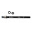 Burley Thru Axle Black/Silver 12 x 1.0 (158-174mm) 2