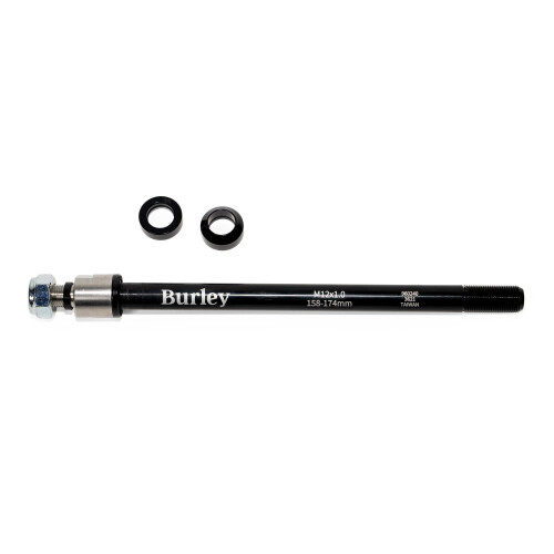Burley Thru Axle Black/Silver 12 x 1.0 (158-174mm) 1