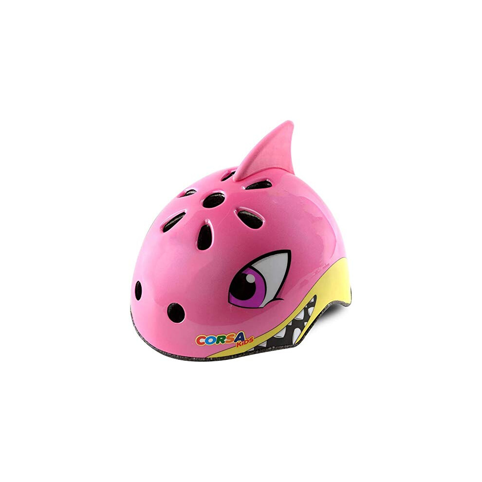 Fietshelm Voor Kinderen Met 3D-Haaienkarakter, Verstelbaar En Multifunctioneel-image