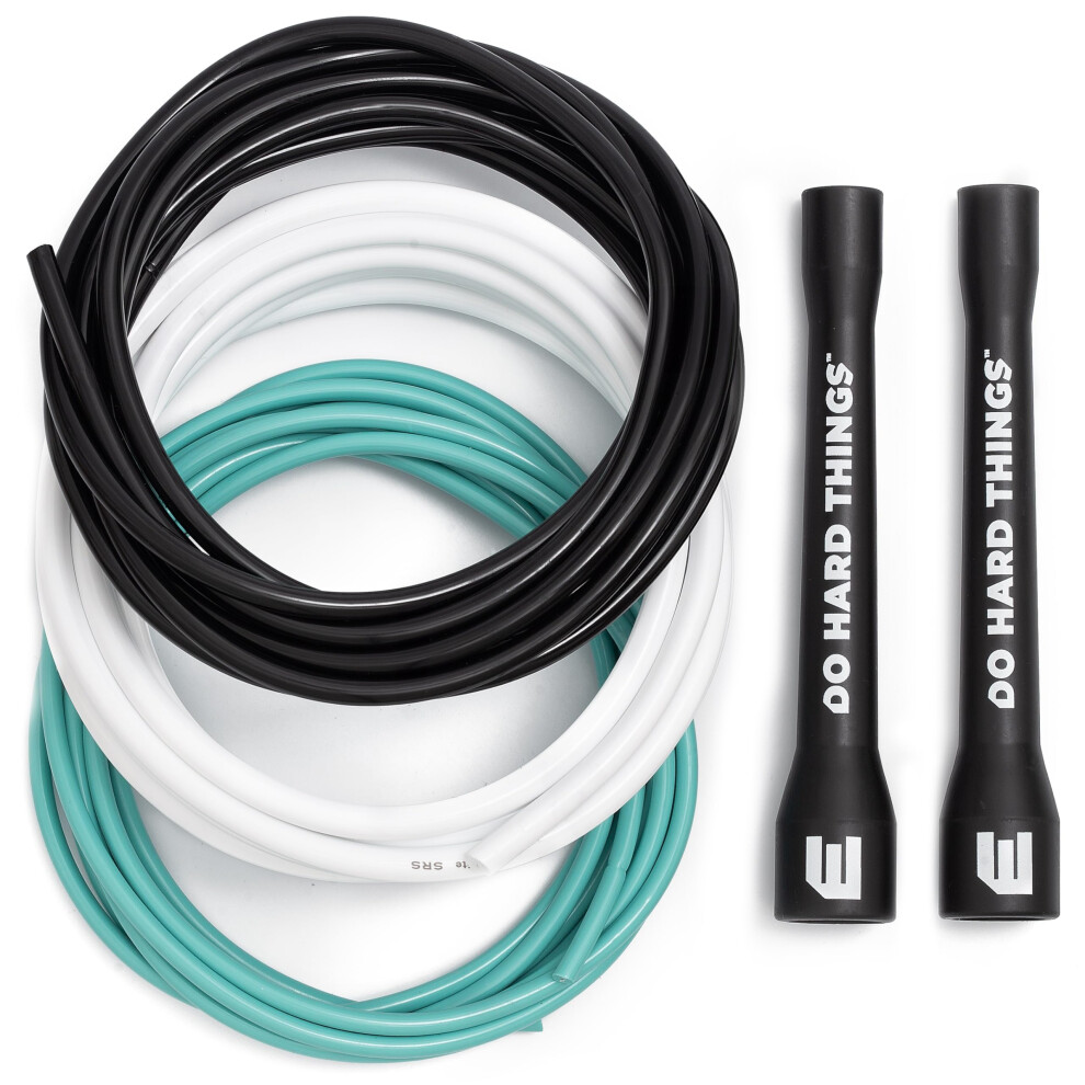 Elite SRS Do Hard Things PVC Jump Ropes for Fitness Training Set Incl