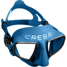 Cressi Atom, Blå Metall/Svart, Klar Linse