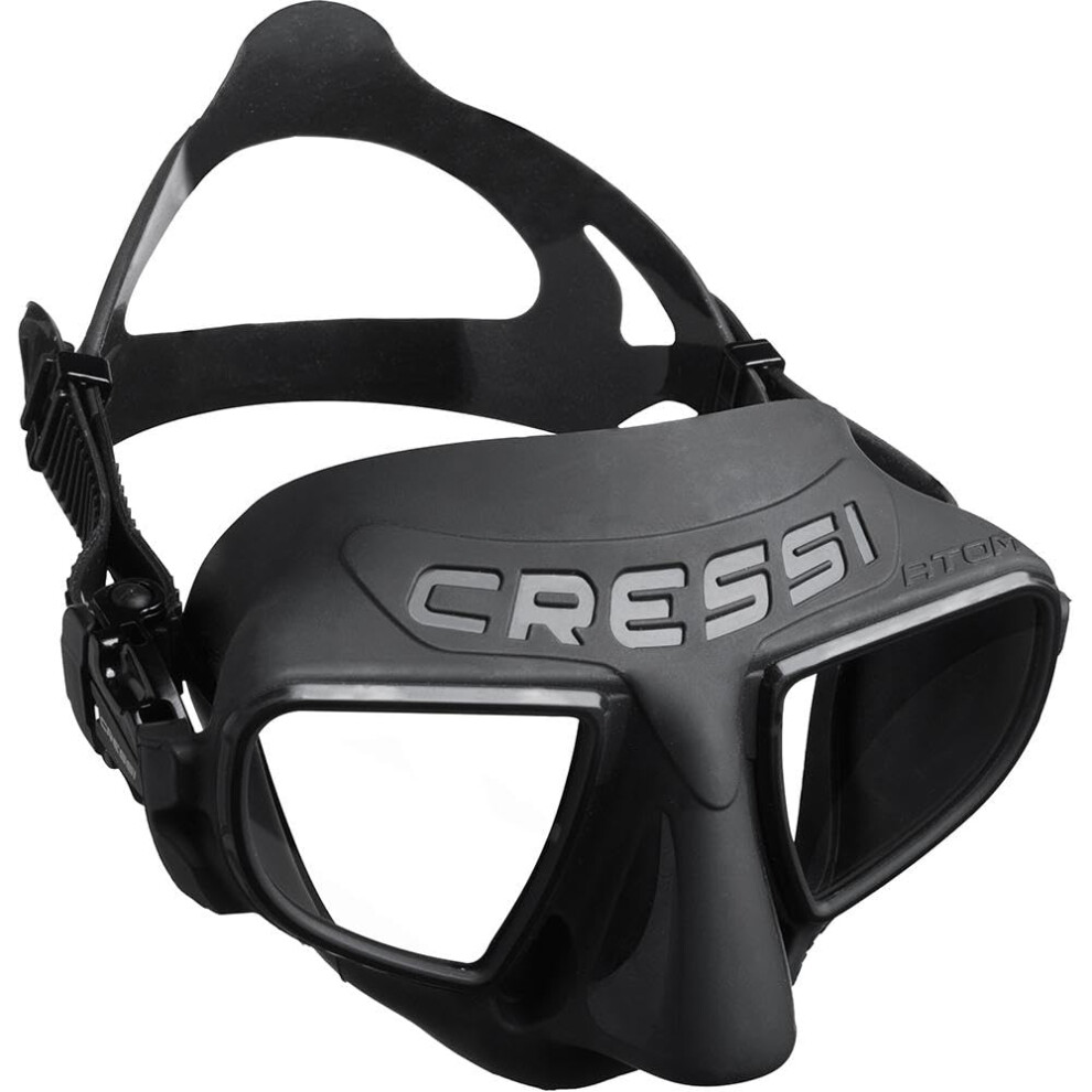 Cressi Atom Zwart/Zwart Helder Lens-image