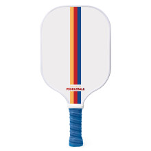 Brooklyn Pickleball Co. Wei  er Pickleball-Schl  ger | Kohlefaser | Wabenkern | Gerippter, rutschfester Griff | Einzelschl  ger | Pickleball-Schl  ger