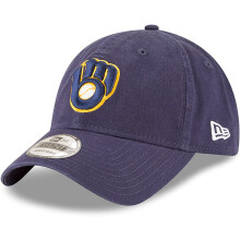 New Era MLB Core Classic Classic 9twenty Echipa de acasa Cap Cap Cap Hat One Size se potrive?te tuturor (Milwaukee Brewers)