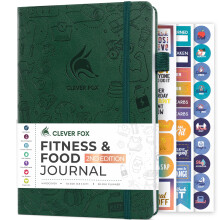 Clever Fox Fitness & Food Journal - Nutrition & Workout Planner for Wo