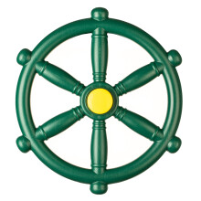 Green and Yellow Outdoor Playground Captain Pirate Ship Wheel Plastic