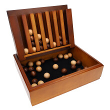 WE Games Wood Captain's Mistress (4-in-a-Row) Connect Game - Large - 11 inches