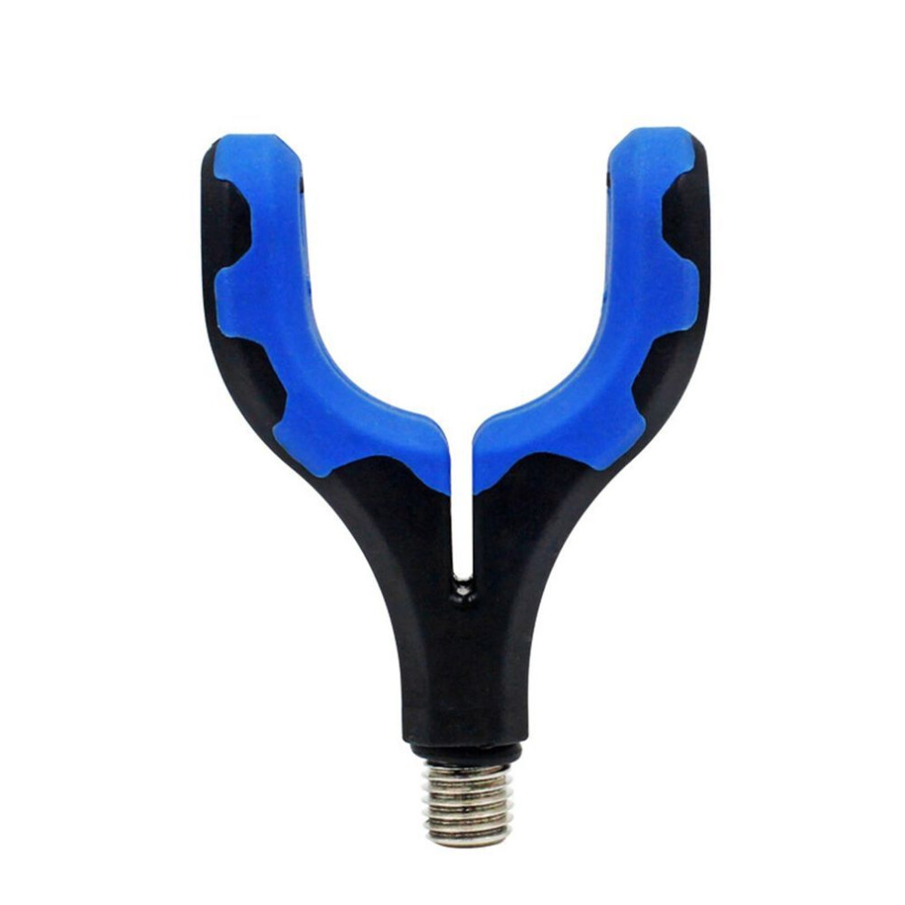 (blue) Carp Fishing Rod Rest Head Gripper Rod Grips Non-slip Fishing Pole Bracket Support Fishing Tackle Accessories