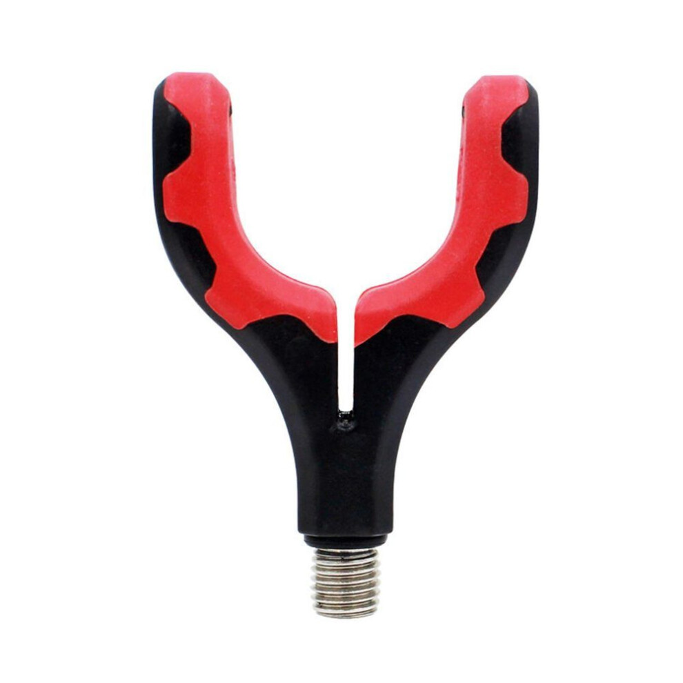 (red) Carp Fishing Rod Rest Head Gripper Rod Grips Non-slip Fishing Pole Bracket Support Fishing Tackle Accessories
