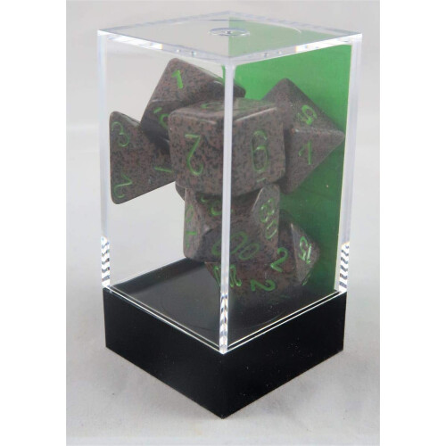 Skins Chessex Πολυεδρικό Σετ Ζαριών 7 Τεμαχίων - Σκορπισμένη Γη 2