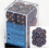 Skins Chessex Dice d6 Σετ: Οπακί Μπλε Σκόνη με Χαλκό - 16mm Ζάρι Έξι Πλευρών (12) Κουτί Ζαριών 1
