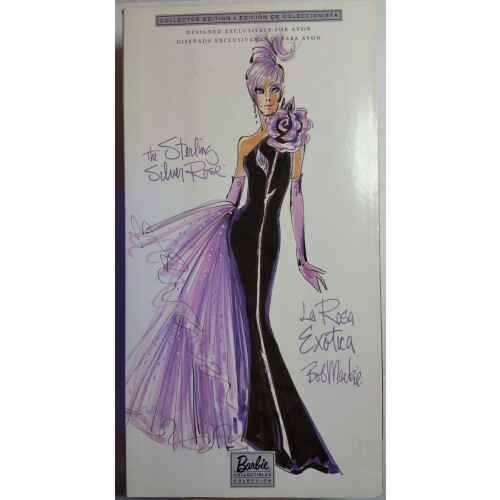 Barbie Barbie Bob Mackie Avon Κούκλα Συλλεκτικά Ασημί Ρόδο 2
