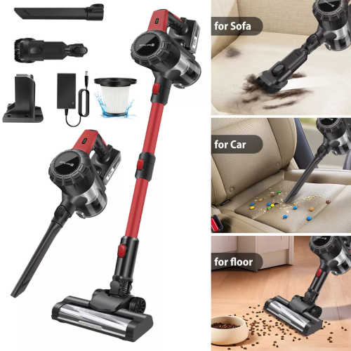 Cordless Vacuum Cleaner Upright Lightweight Wireless Handheld Bagless