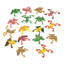 Fun Express - Mini Vinyl Grodor (6dz) - Leksaker - Karaktärsleksaker - Actionfigurer - VBS Semesterbibelskola Tillbehör/Dekor - 72 Bitar